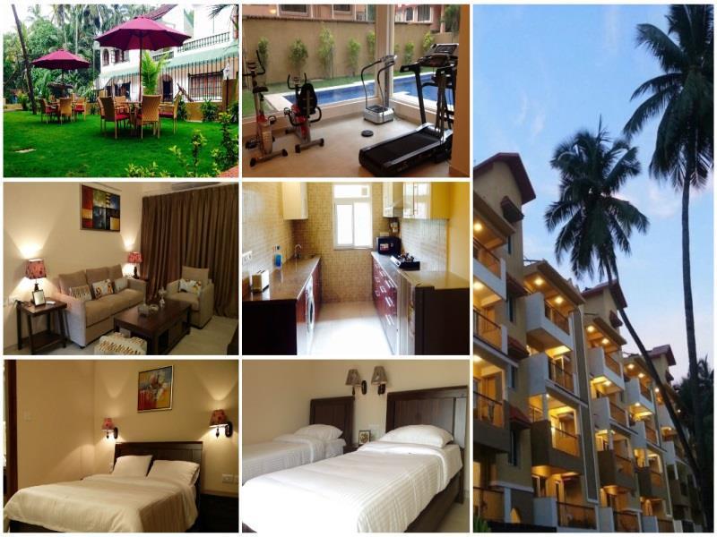 Veera Strand Park Serviced Apartments Calangute Buitenkant foto